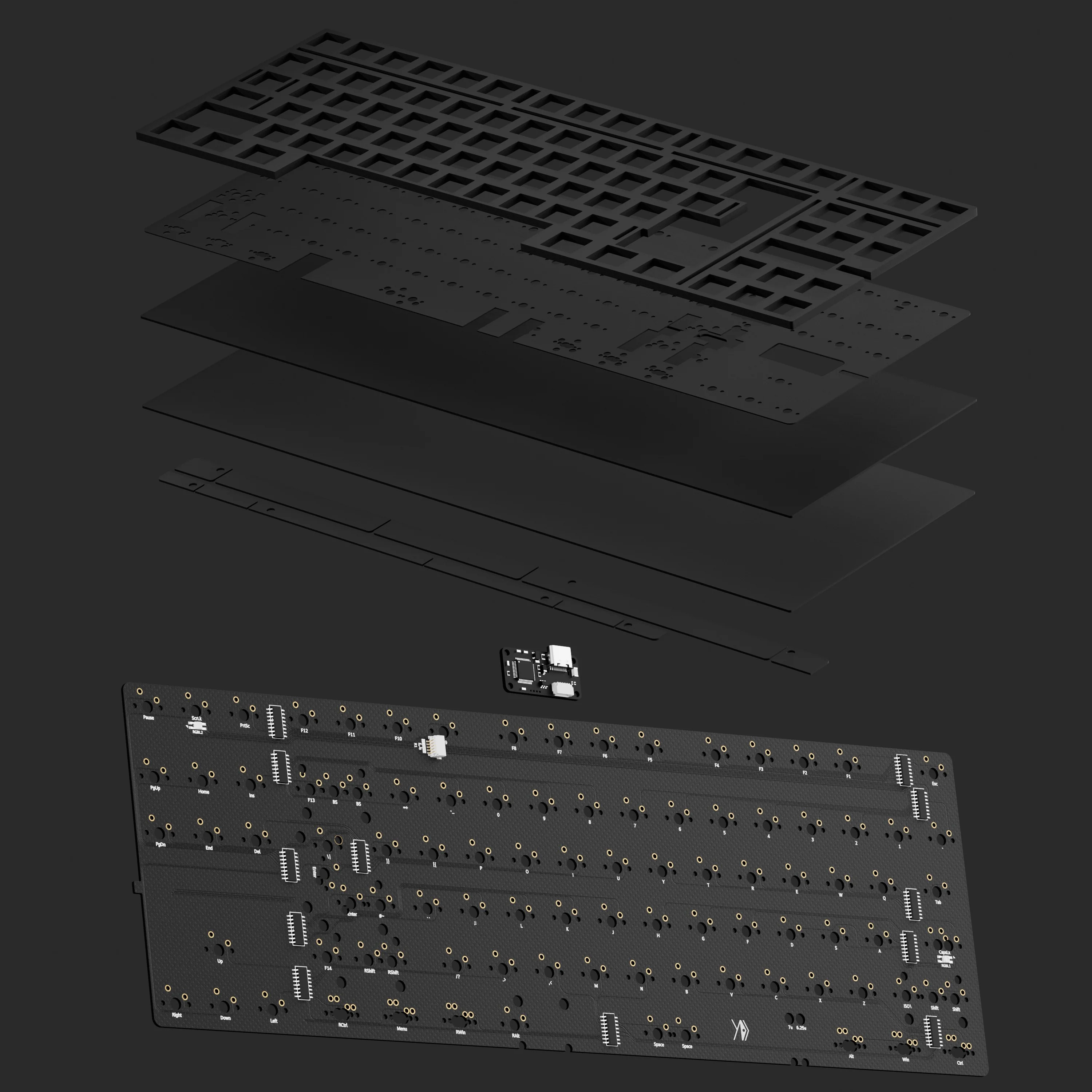 KBD8X MKIII PCB+Foam KIT - Image 3