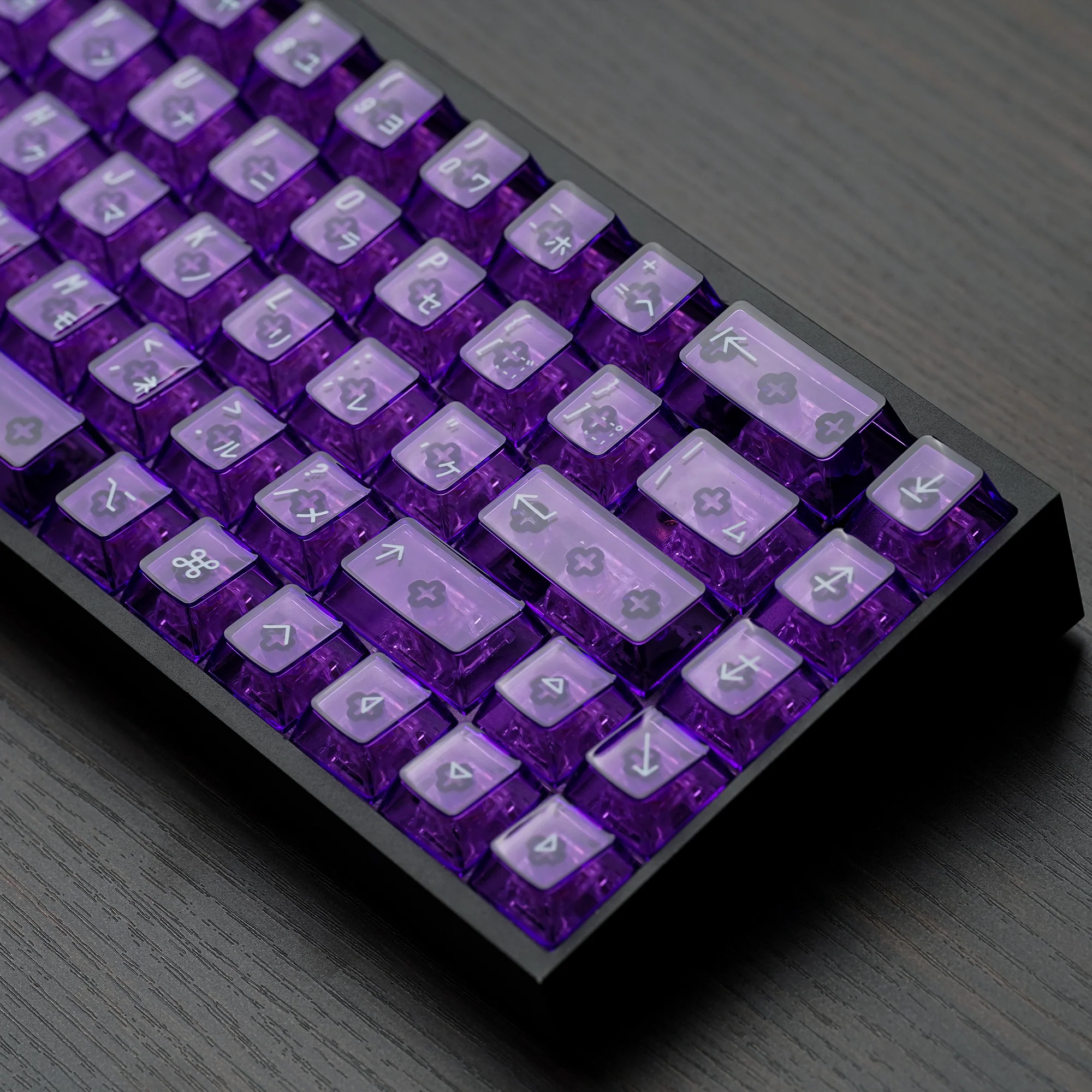 Clear 2048 Purple Keycaps Set - Image 5
