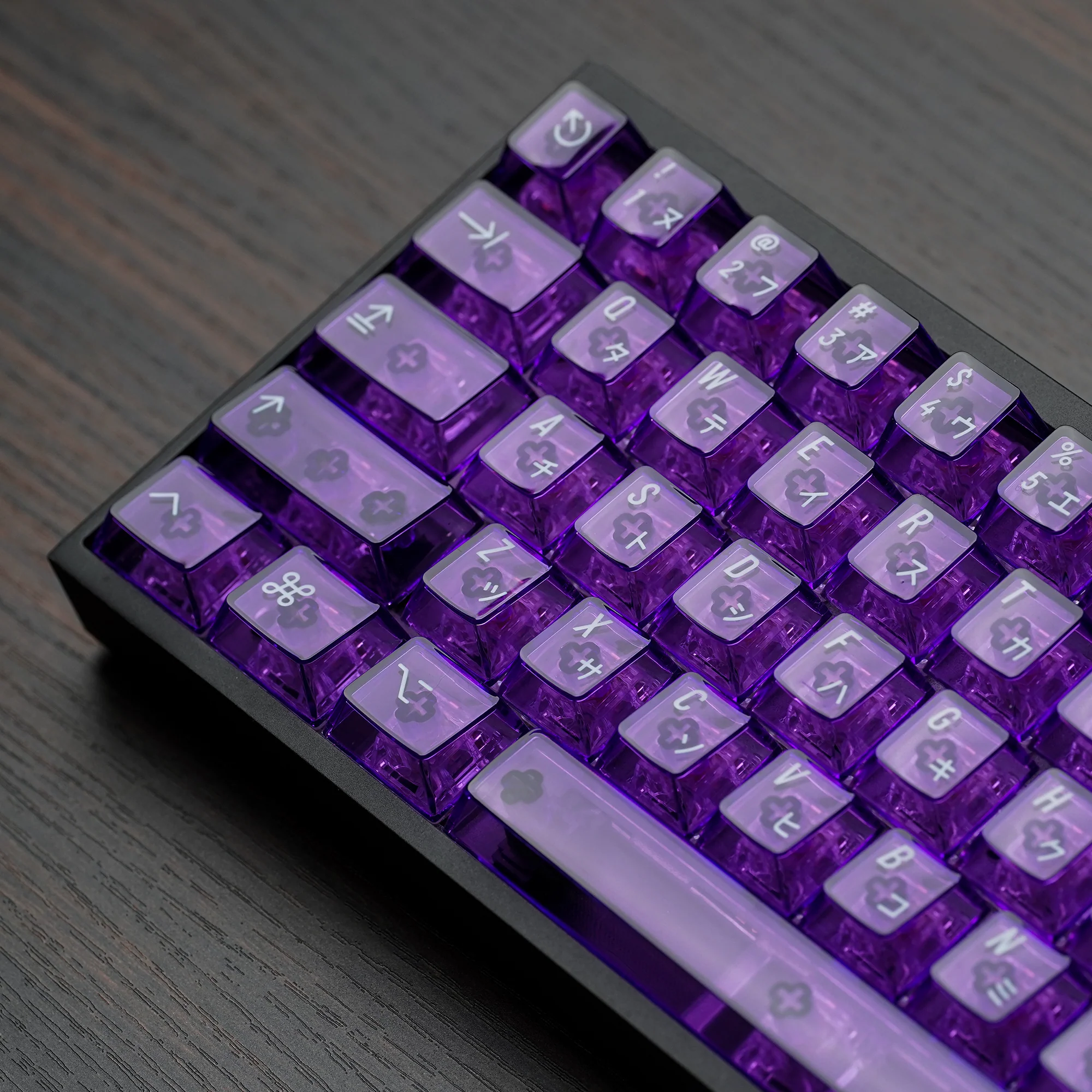 Clear 2048 Purple Keycaps Set - Image 6