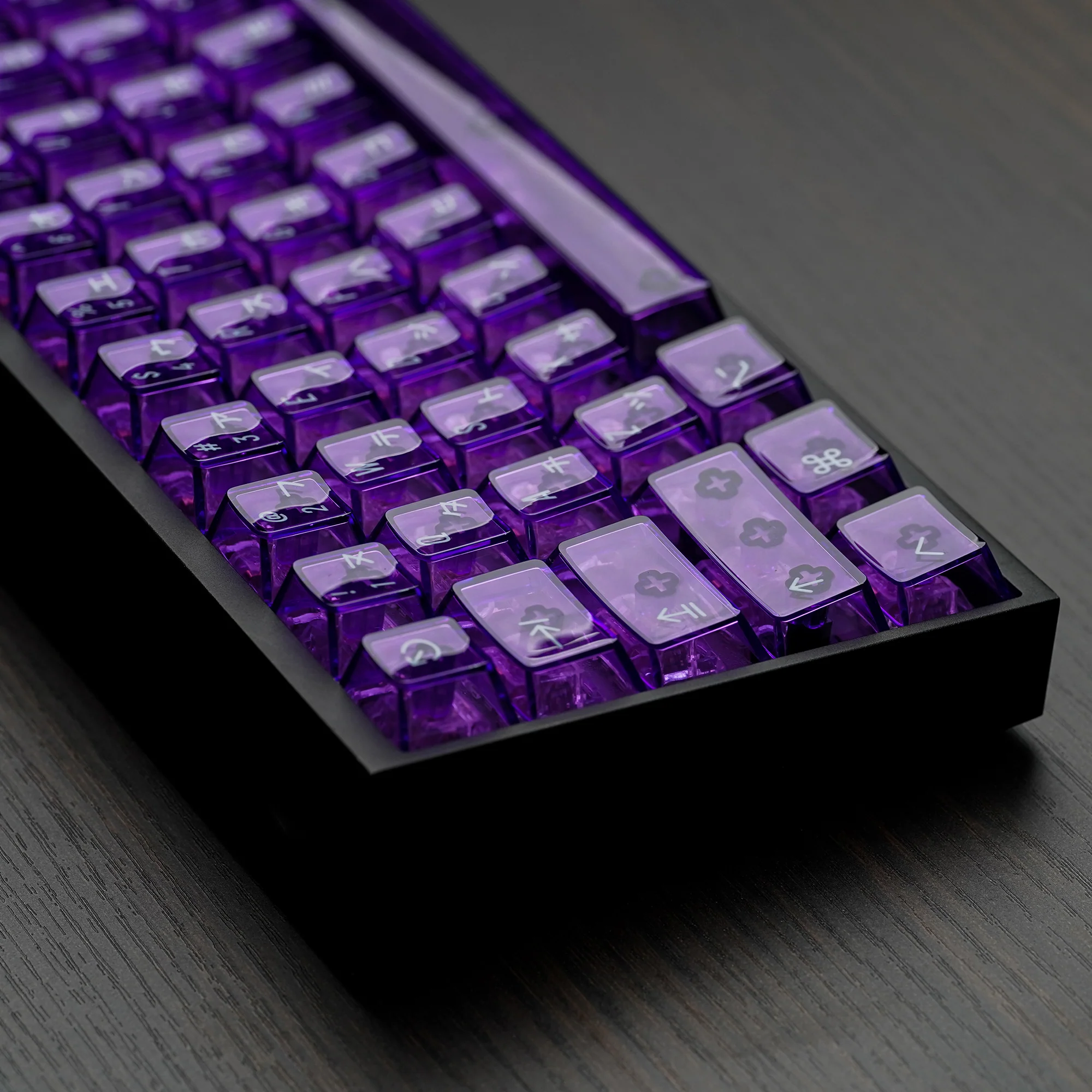 Clear 2048 Purple Keycaps Set - Image 7