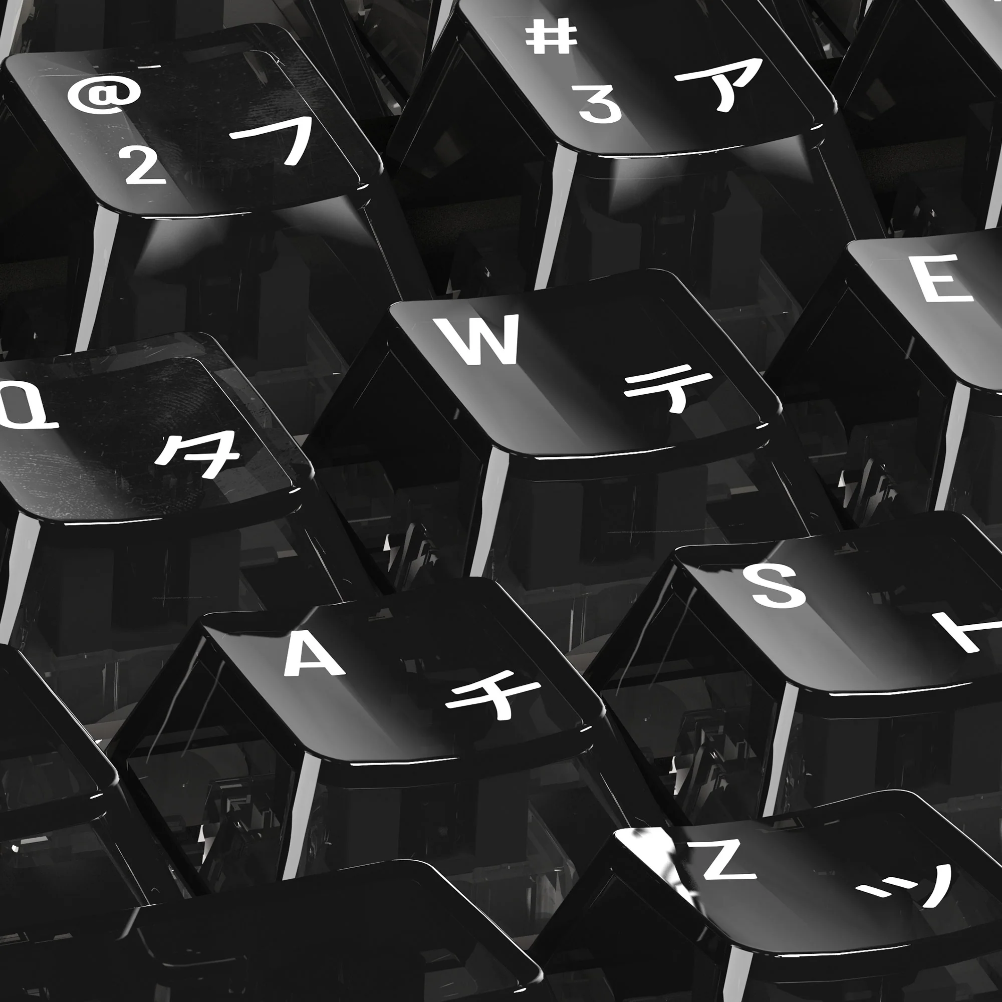 Clear 2048 Keycaps Set - Image 4