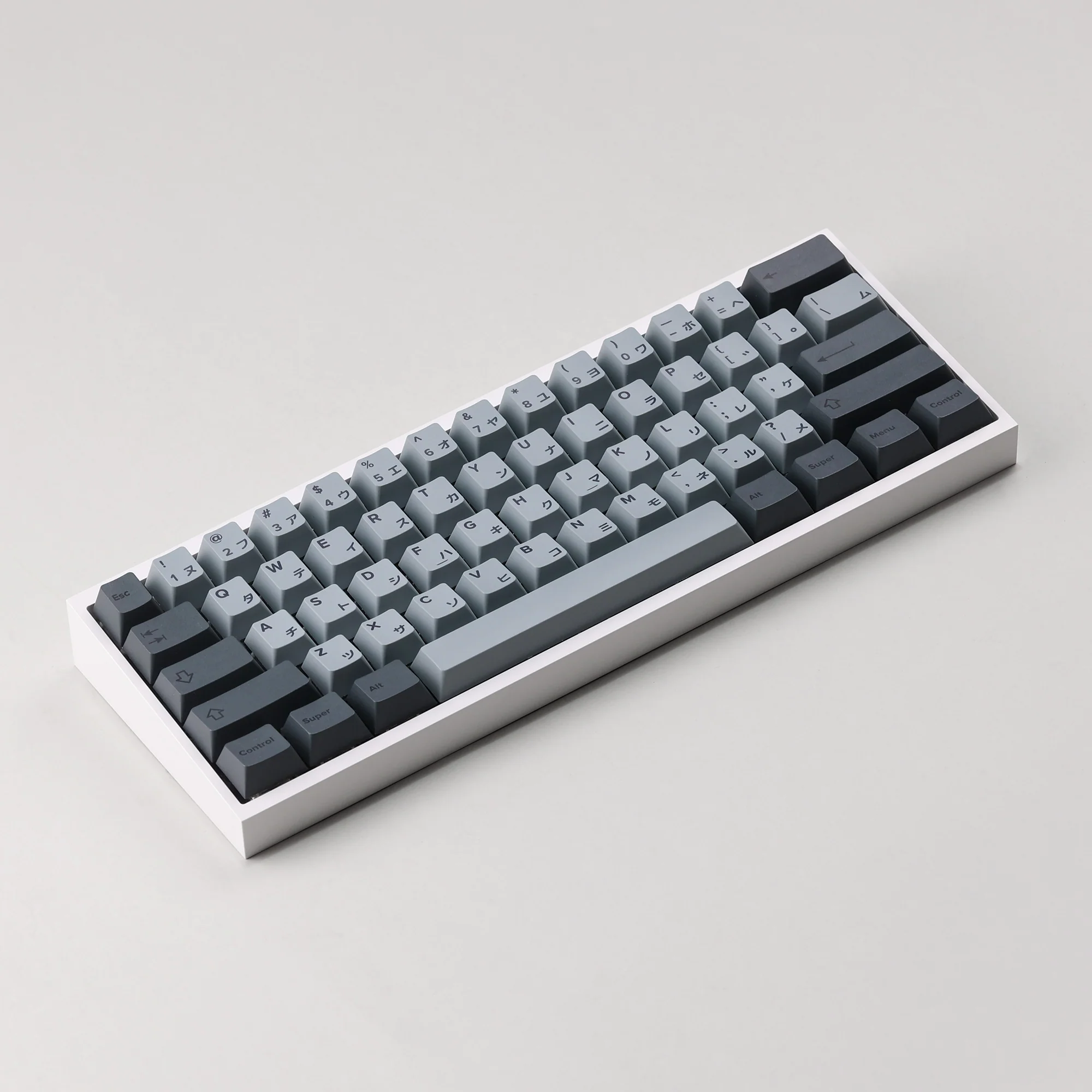 Tofu60 DZ60RGB ANSI Mechanical Keyboard With Cement Grey Japanese PBT Keycaps - Image 11