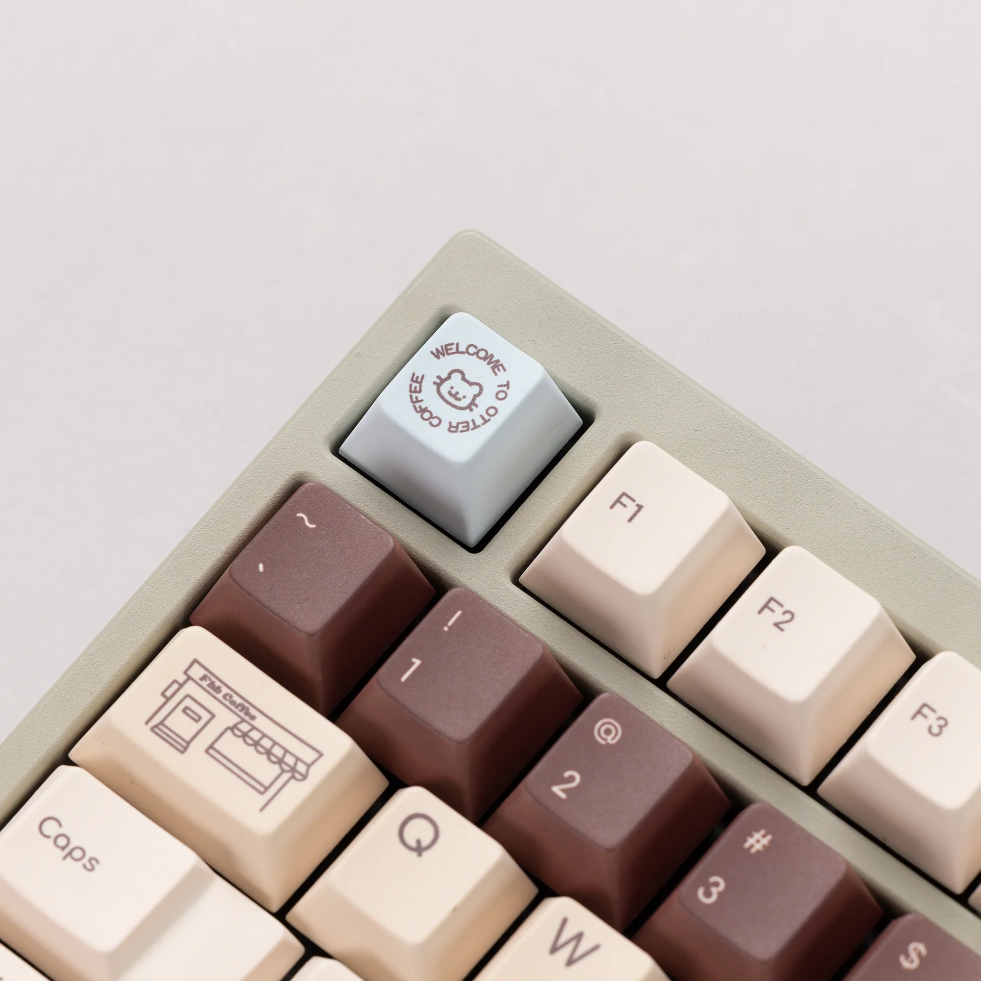 Otter Coffee Cherry profile Keycaps - Image 8