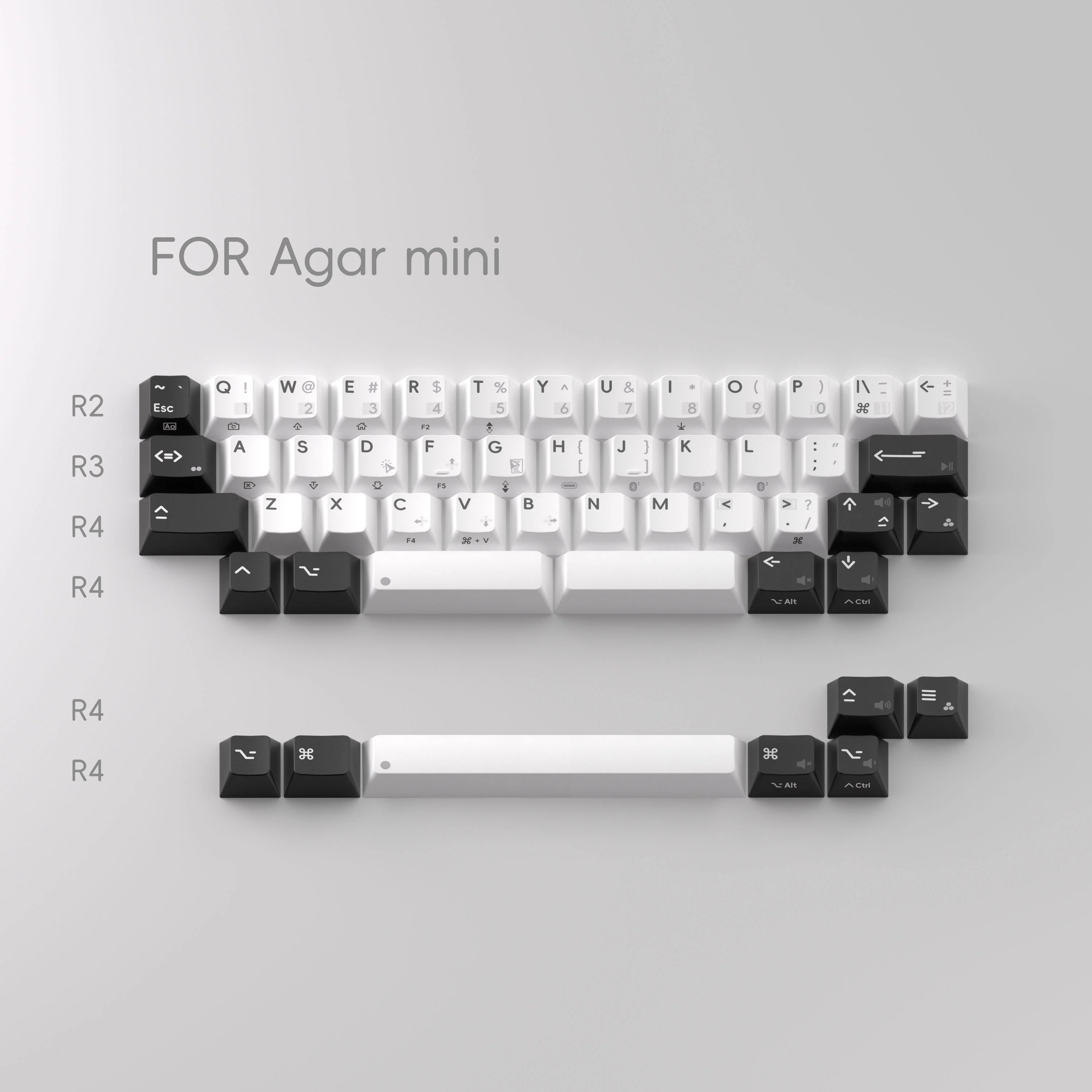 Ready to use Agar mini Dual-mode version with keycaps - Image 17