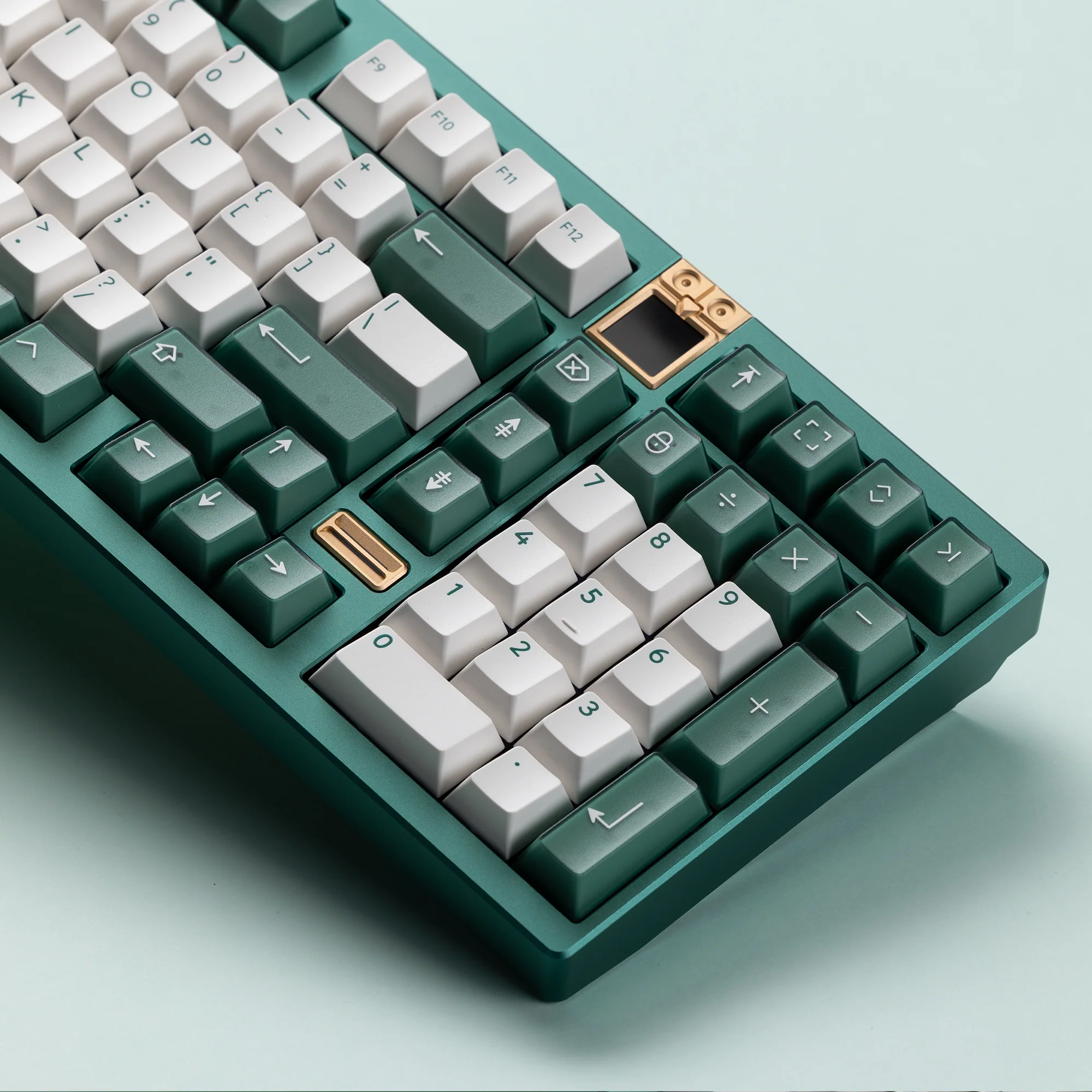 Ready to use Athena 1800 Anodized Pine green with PBTfans TransGreen - Image 12