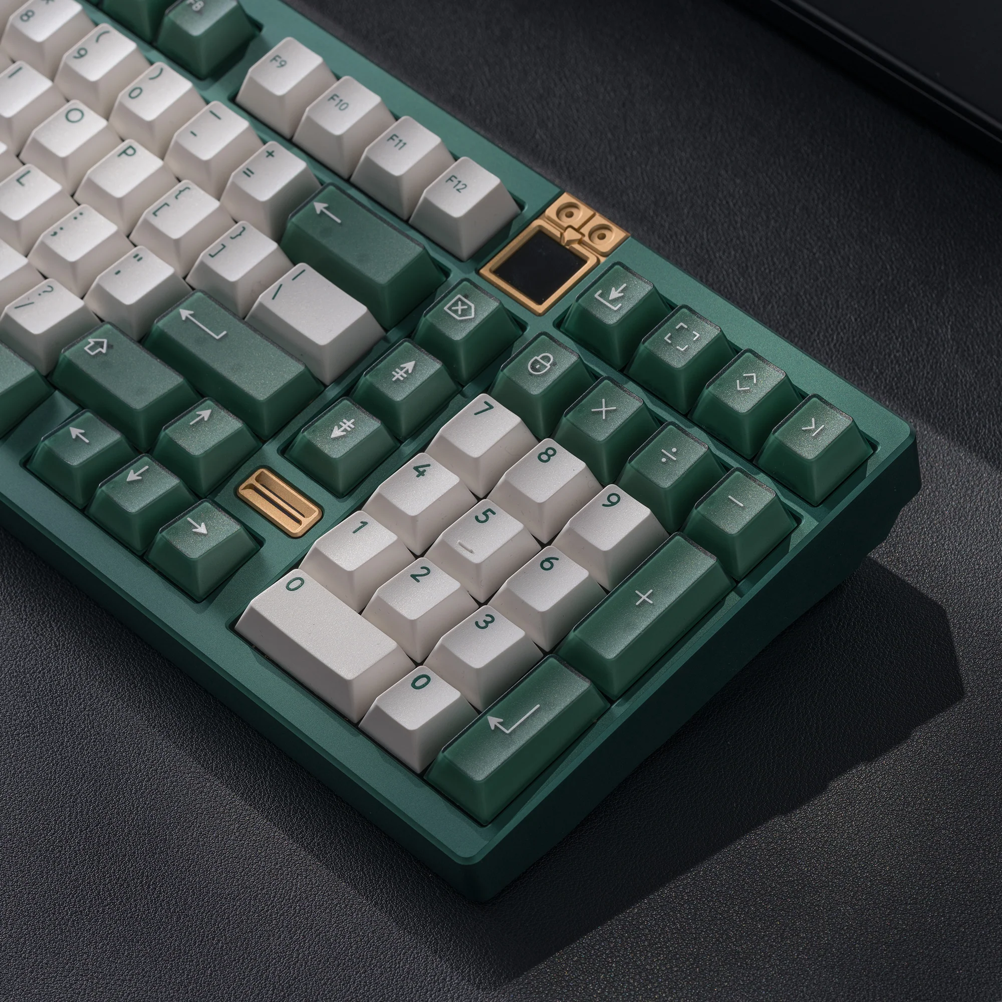 Ready to use Athena 1800 Anodized Pine green with PBTfans TransGreen - Image 4