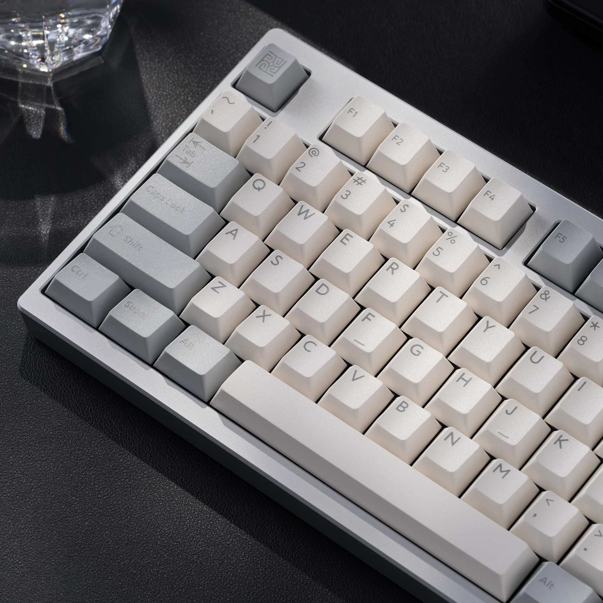 Ready to use Athena 1800 Anodized Silver with PBTfans Mist - Image 3